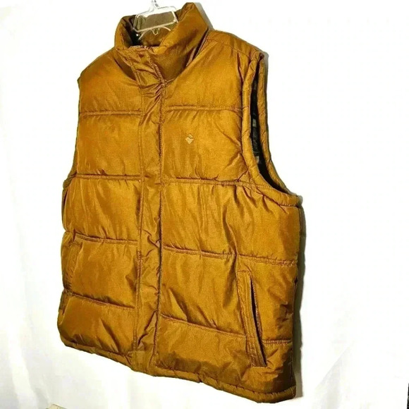 🛑 Teflon Brand Apparel Mens Heavyduty Insullated Full Zip Puffer Work Vest 2X - Picture 1 of 13